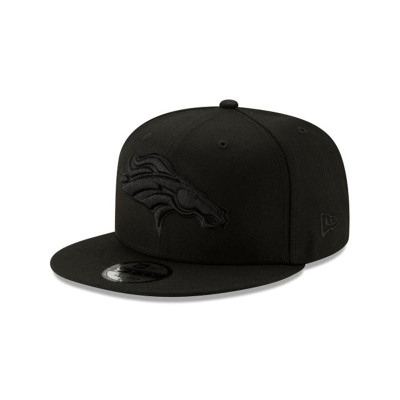 Sapca New Era Denver Broncos NFL Basic Black On Black 9FIFTY Snapback - Negrii